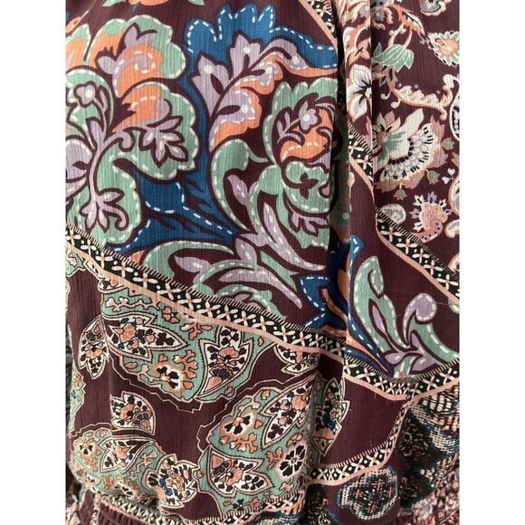 Fire Los Angeles Women Off Shoulder Long Sleeve Hi / Low Shift Dress Size M - Picture 9 of 11